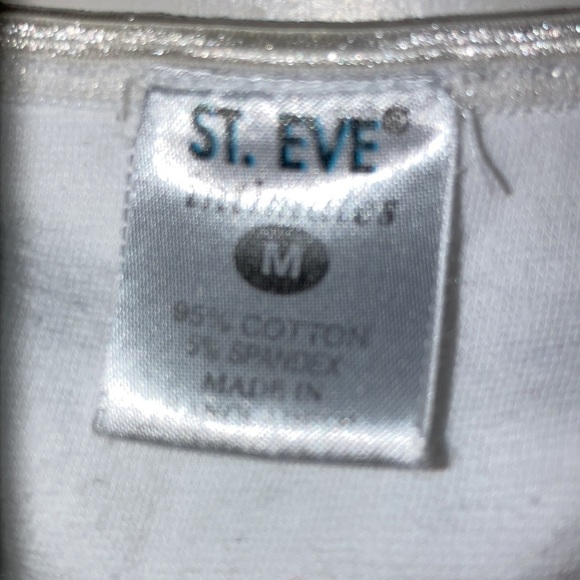 Women’s solid white camisole. St. Eve. - Picture 2 of 5